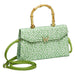 Wolf Evie Large Bag Green Leaves