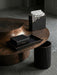 Modern Black Desk Organizer Set – Rose Gold & Vegan Leather