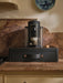 Noir Leather Tea & Coffee Amenity Box with Gold Edge Trim