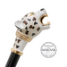 White Jaguar Black Leo Print Fashionable Umbrella