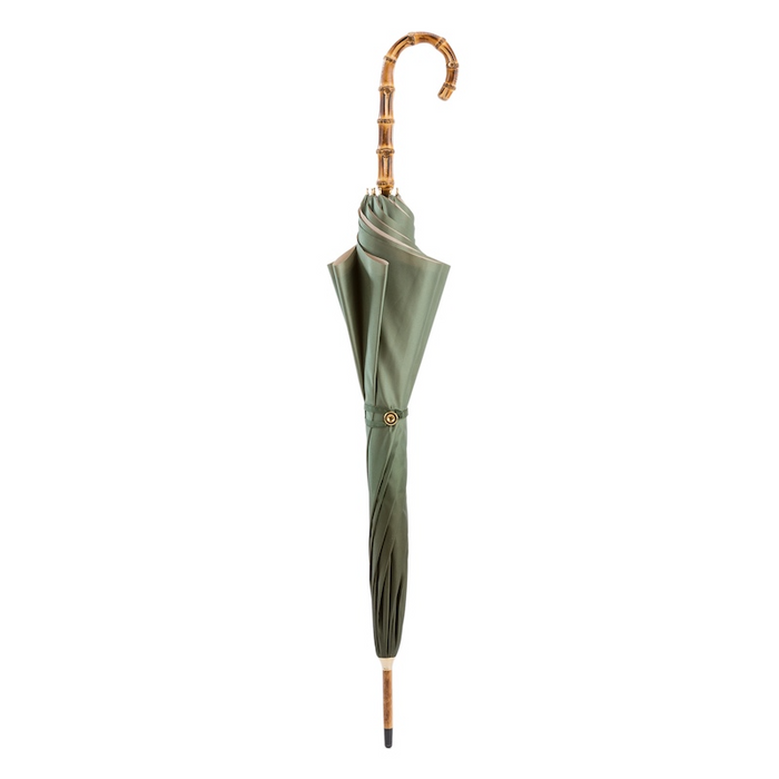 modern green bamboo chic double cloth umbrella