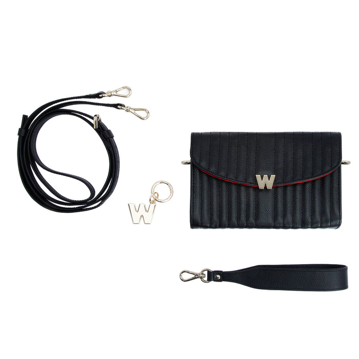 Mimi Crossbody Bag with Wristlet & Lanyard