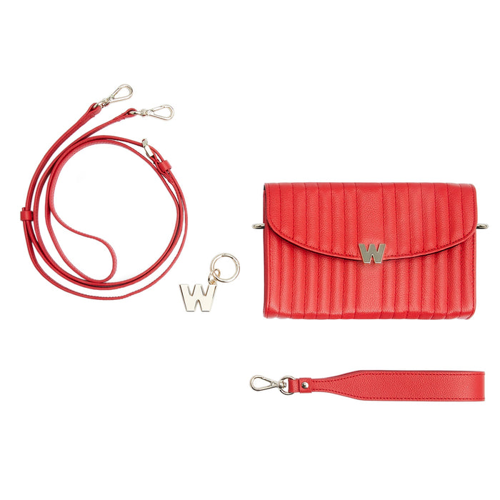 Mimi Crossbody Bag with Wristlet & Lanyard