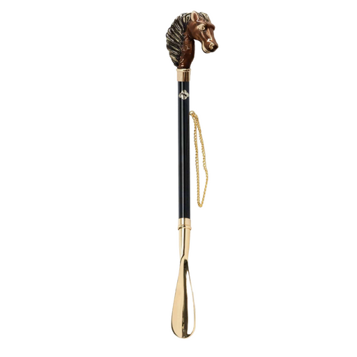 24K Gold-Plated Horse Shoehorn