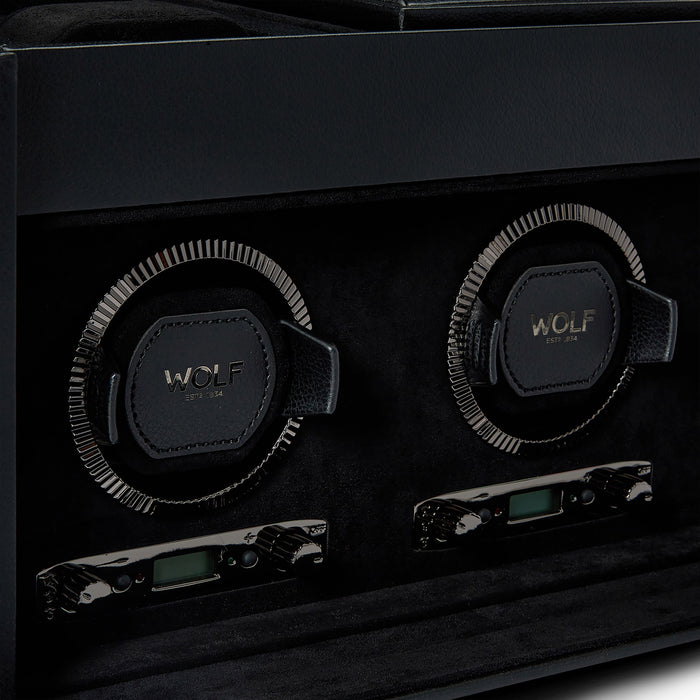 British Racing Triple Watch Winder With Storage