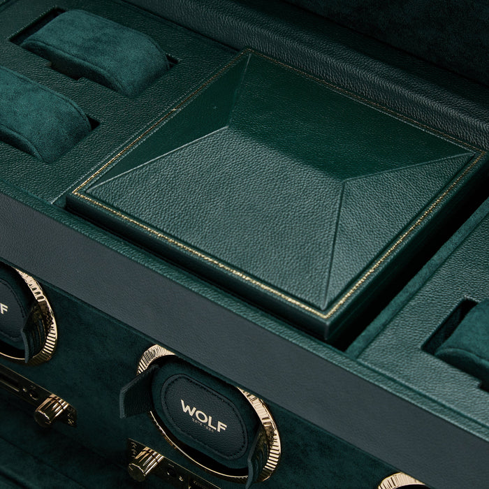 British Racing Triple Watch Winder With Storage