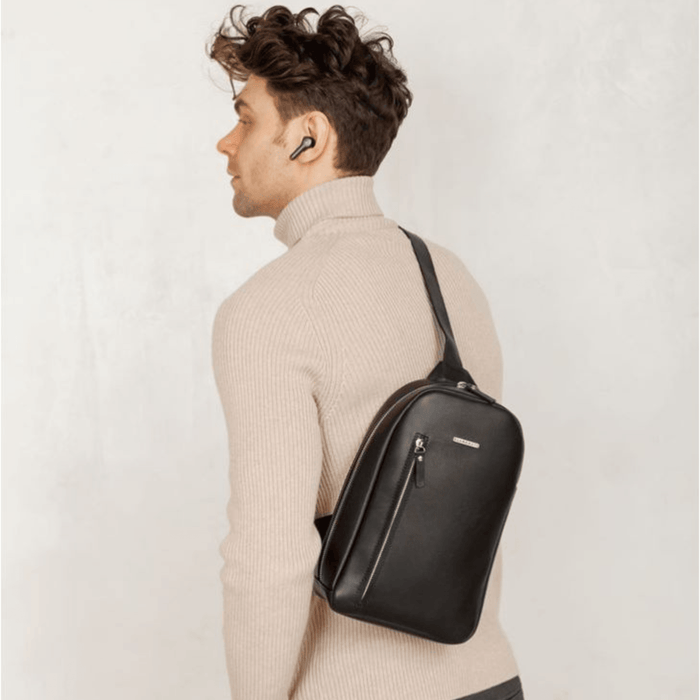 Sophisticated Handmade Luxury Leather Men's One-Shoulder Sling Bag