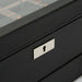 Wolf Roadster 10PC Watch Box with Drawer Black 477656