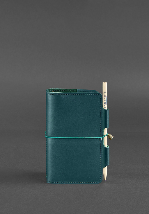 Chic leather-bound notebook