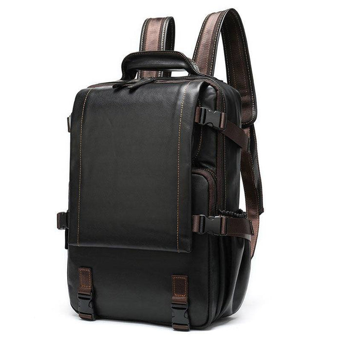 Exclusive Fashionable EDC Leather Backpack for Men
