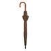 designer geometric jacquard umbrella chestnut handle
