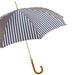 Modern Malacca Handle Classic Striped Umbrella