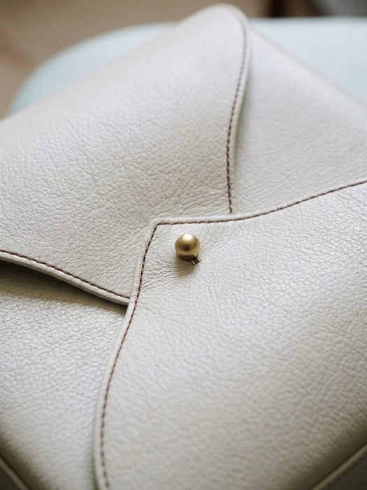 Luxury Ivory Organizer Set – Suede Lining & Wood Details