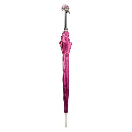 Rebel Pink Woman Umbrella with Fuchsia Swarovski® Skull