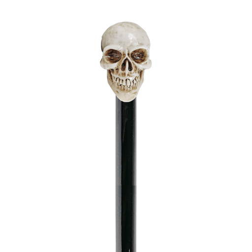 Rebel Design Original White Skull Handle Walking Stick