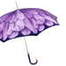 Handcrafted Elegant Unique Purple Dahlia Canopy Umbrella for Women