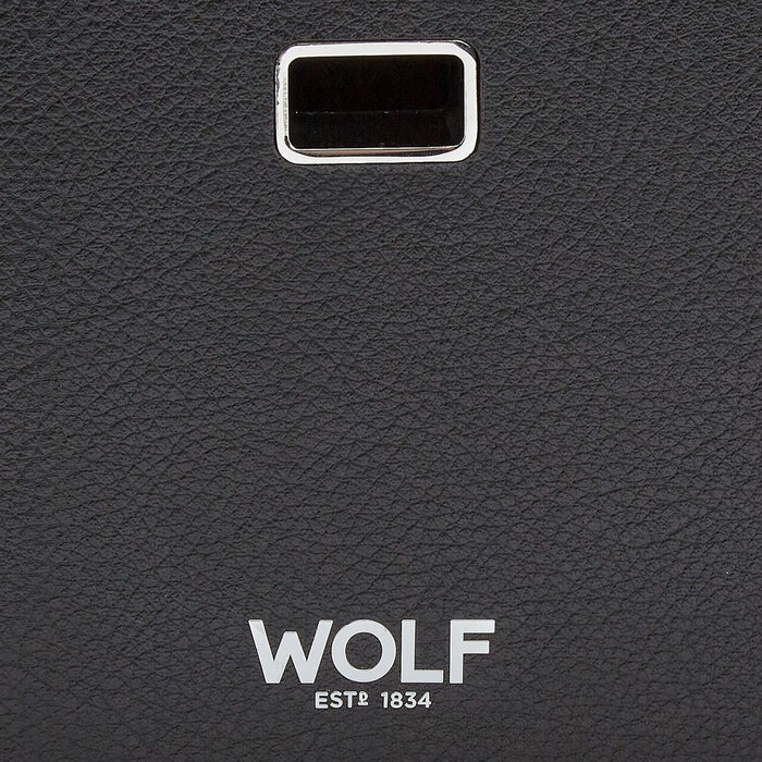 Wolf Roadster 10PC Watch Box with Drawer Black 477656