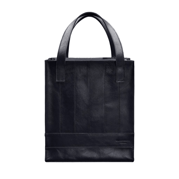 High-quality leather tote shopper bag