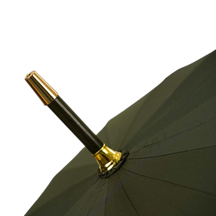 Limited Collection Exclusive Umbrella with 24K Gold-Plated Crocodile Handle