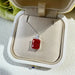 925 Silver Moissanite Pendant Necklace – Exclusive Design Jewelry