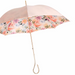 Pink Jeweled Premium Umbrella with Print Women