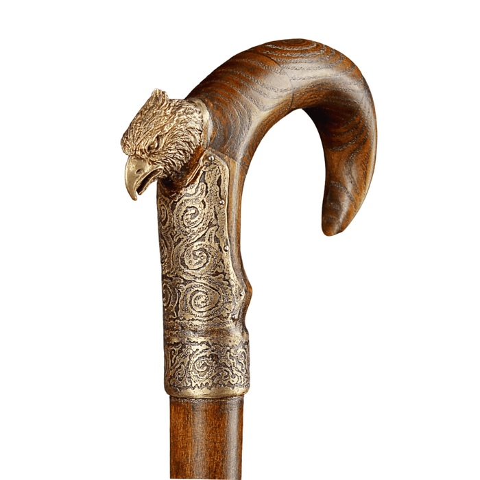 Unique Walking Cane Eagle Victorian Style - Bespoke Cane