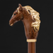 Luxury Handle Horse Brass Walking Cane - Designer Cane