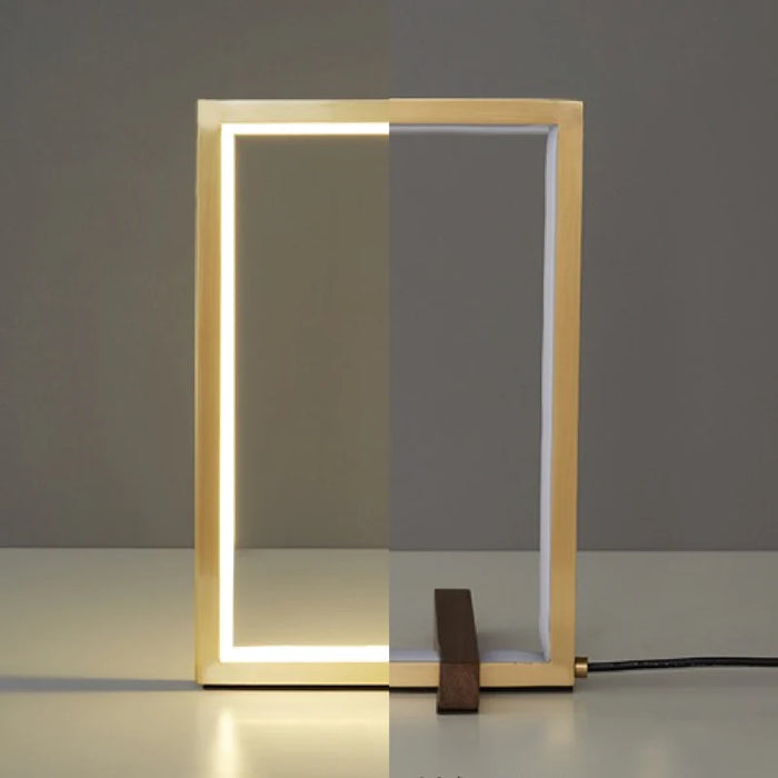 Sleek and Minimalist Square-Design Table Lamp for a Modern Touch