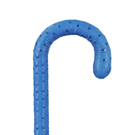 Luxury Peacock Umbrella – Exotic Feathers & Ostrich Leather Grip