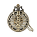 Hollow Antique Quartz Pocket Watch Necklace - Vintage Unisex Gift