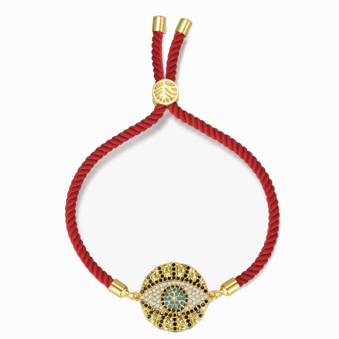 Ancient Protector Blue Evil Eye Red String Bracelet