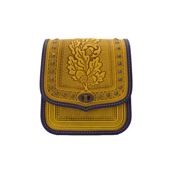 Stylish Yellow and Blue Handbag, Ukrainian-Inspired Small Crossbody Bag