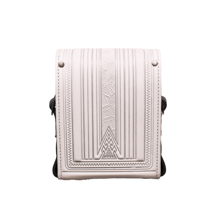 Leather Stylish Small Crossbody Purse, Available in White or Dark Green