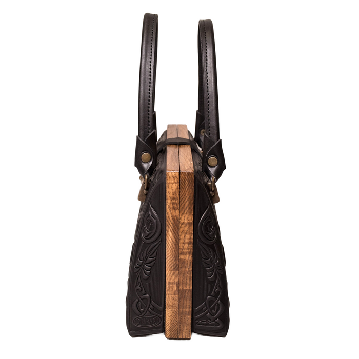 Black Leather Bag for Women, Versatile Tote Purse, Perfect Handbag