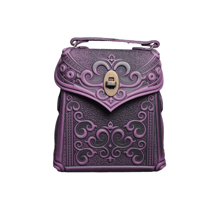 Unique Stylish Mini Leather Crossbody Bag Convertible Purse Backpack