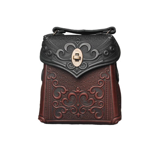 Handmade leather mini backpack purse stylish choice for women