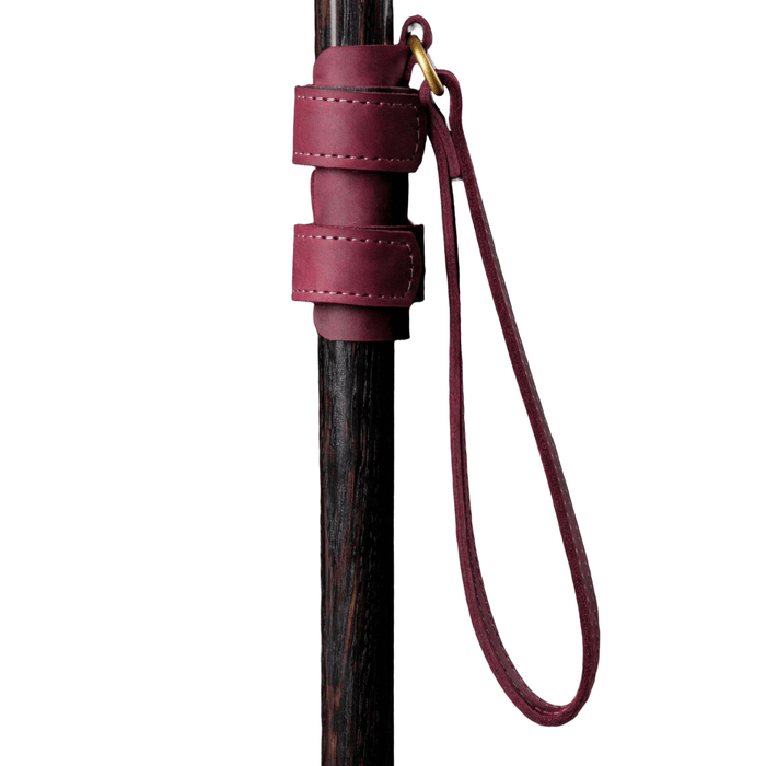 Leather Strap For Walking Stick Marsala Cane Wrist Strap