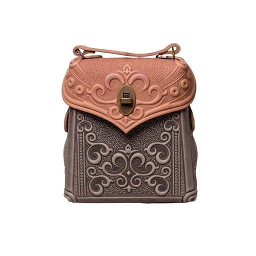 Leather mini backpack purse