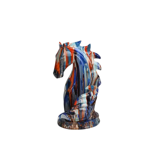 Urban Horse Head Statue