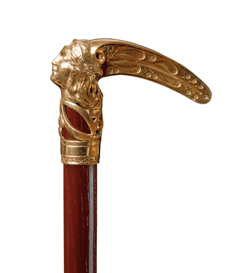 Art Nouveau-inspired collectible walking canes