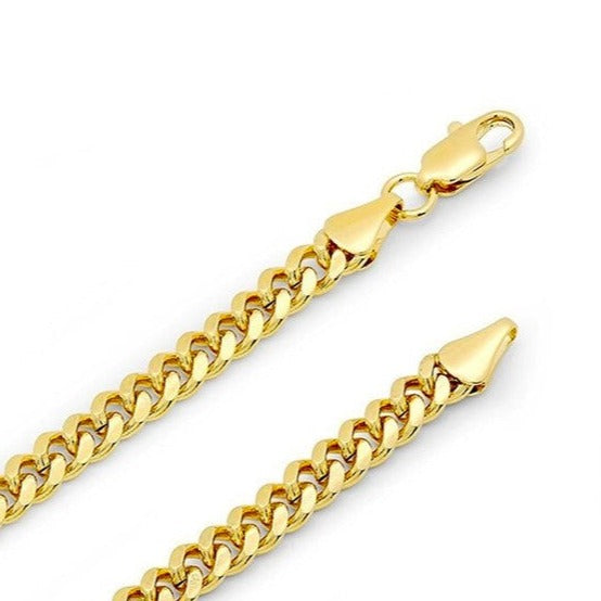 Cuban Bracelet | 18K Gold 5mm