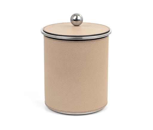 Perfect for Elegant Axel Ice Bucket with Full Leather Upholstery