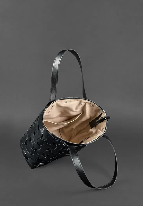 Elegant Woven Leather Bag Tote Bag for Lady Shoulder Bag