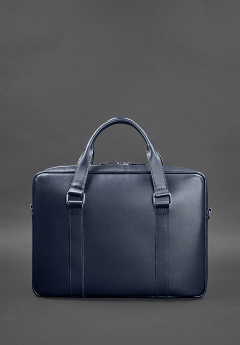 Classic Men's Leather Bag for a Laptop and Documents