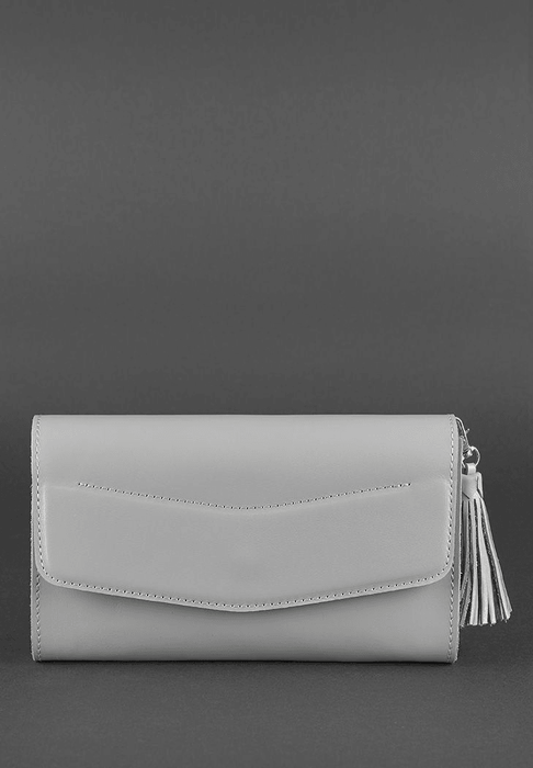 Women's leather crossbody bag for evening