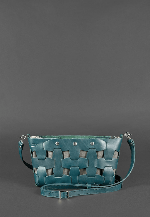 Unique Vintage Women's Leather Puzzle Crossbody Bag