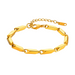 Unique Gold Chain Link Bracelet – 3mm Stainless Steel