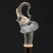 Handcrafted elephant cane with enamel