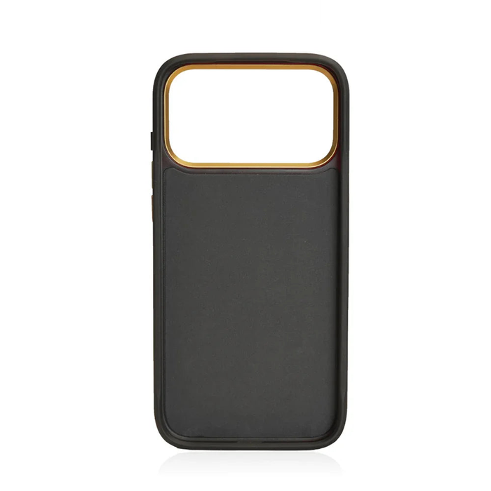Black python leather iPhone 17 Pro Max case luxury slim