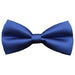 Blue and Silver Deluxe Pre-Tied Bow Tie for Men Classy Formal Accessory